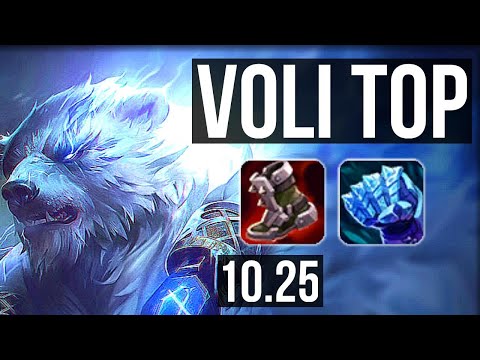 VOLIBEAR vs JAX (TOP) | Rank 7 Voli, 2/1/4 | NA Challenger | v10.25