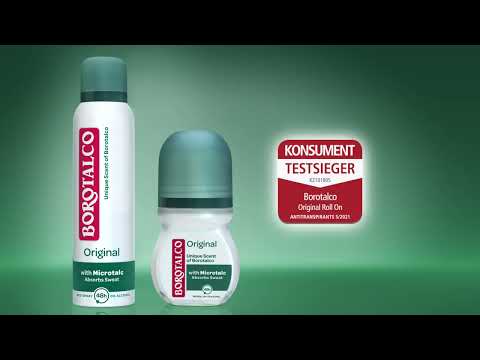 Borotalco Deodorant Original TV Werbung Mann - Konsument Testsieger, deutsch