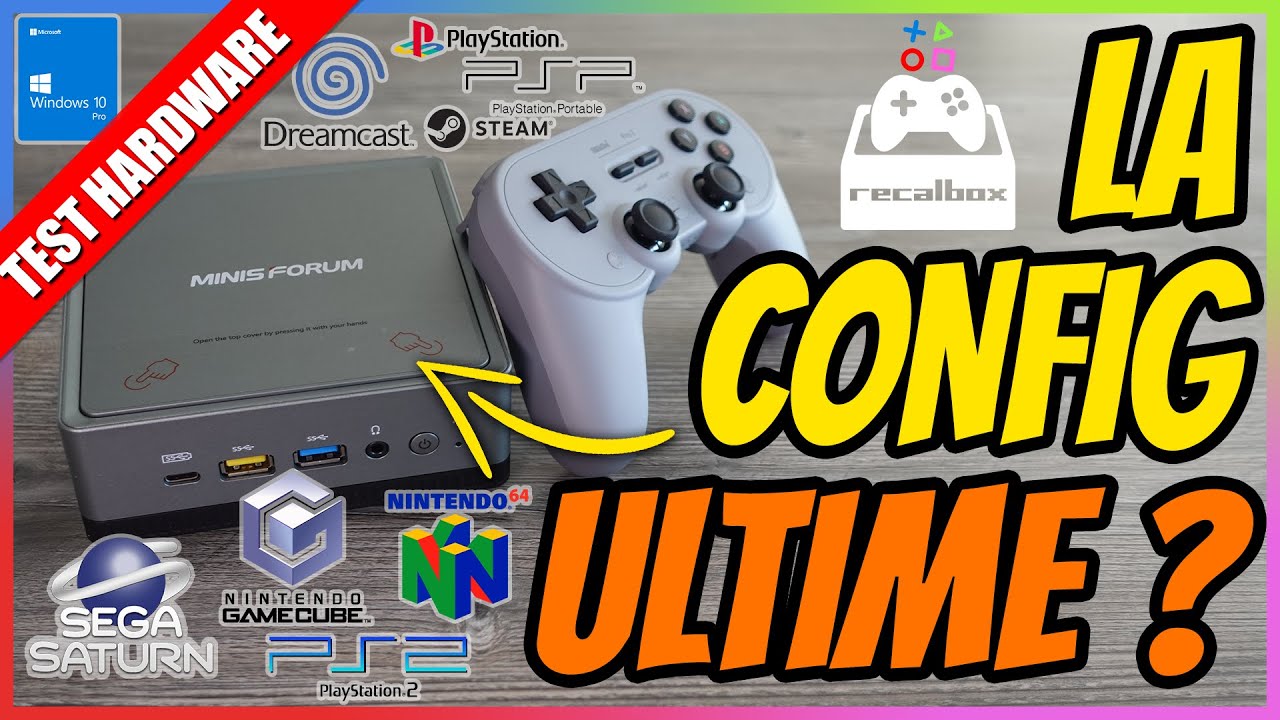 PS2, SATURN, GameCube, N64... MINISFORUM UM350 : LA CONFIG ULTIME ?! (TEST)