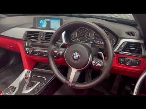75/ plate bmw 420 d m sport convertible red Dakota leather