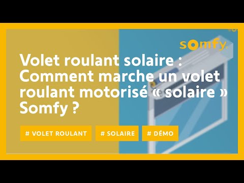 Volet roulant solaire sur mesure - autonome, écologique et sans alimentation électrique_2