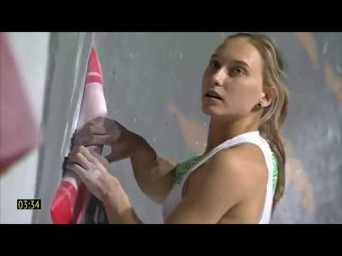 Janja Garnbret - Finals Boulder - IFSC Climbing World Championships Innsbruck 2018