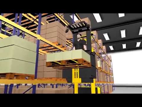 Animation Jungheinrich Order Picker / Kommissionierer EKS 310