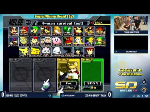 Last Stock SD #43 Singles LR3: [GLG] Zephyr vs. Trichael Man - SSBM
