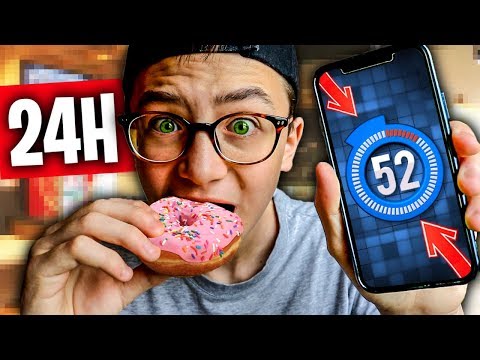 JE MANGE EN ÉTANT CHRONOMÉTRÉ PENDANT 24H ! ⏱