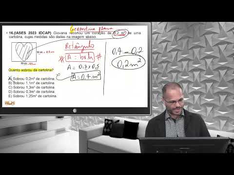 PROVA DE MATEMÁTICA RESOLVIDA E COMENTADA DO  IASES 2023 (PROFESSOR FAGNER) -  BANCA IDCAP