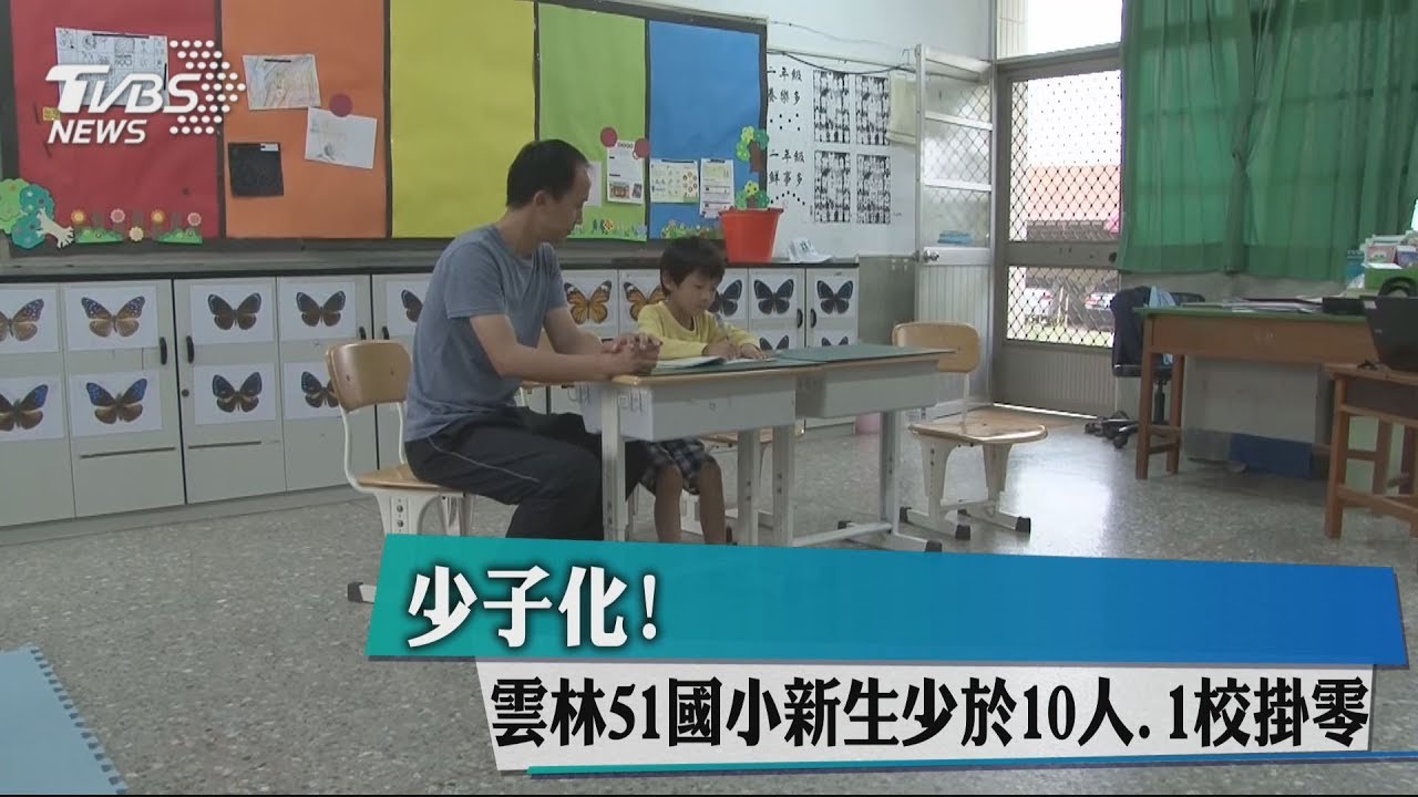 少子化! 雲林51國小新生少於10人、1校掛零