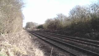 preview picture of video 'Birmingham to Peterborough Line Near Hinckley 12.02.2011'