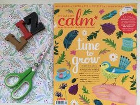 What inspired me today…. Project Calm magazine. – The Paper Project