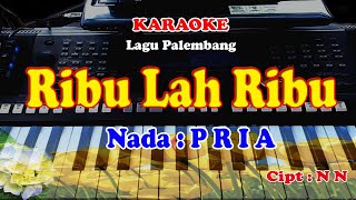 Download lagu Lagu Palembang Nada PRIA - RIBU LAH RIBU - KARAOKE mp3