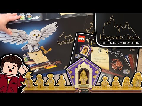 Unboxing the LEGO Harry Potter Hogwarts Icons Collection - First Impressions & Reaction
