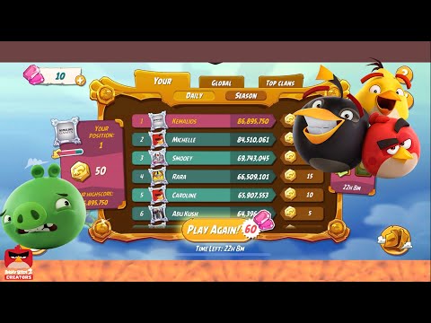 Angry Birds 2 gameplay - MEBC 27/11/2021 Cleared 10 ROoms with 1 Extra Bird