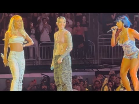 Young Miko con Bad Gyal y Tokisha en el Choliseo de Puerto Rico!!