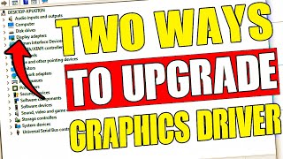 NO LAG GAMING!   How To Update Graphics Driver Win