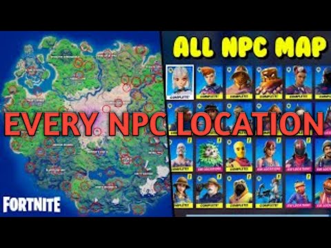 All Bosses & NPC Locations | Fortnite Season 5 | Multiple Locations