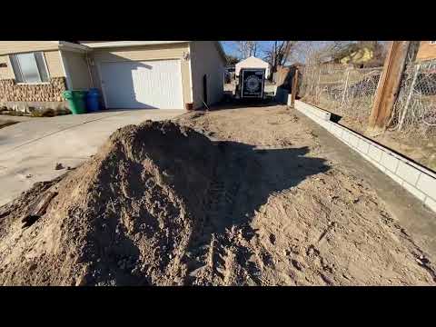 Day 8- Retaining wall construction complete (to be finished next week)