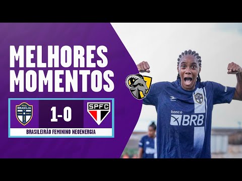 Gols e lances de Real Brasília x São Paulo