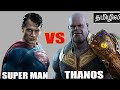 Thanos vs Superman fight | share & subscribe