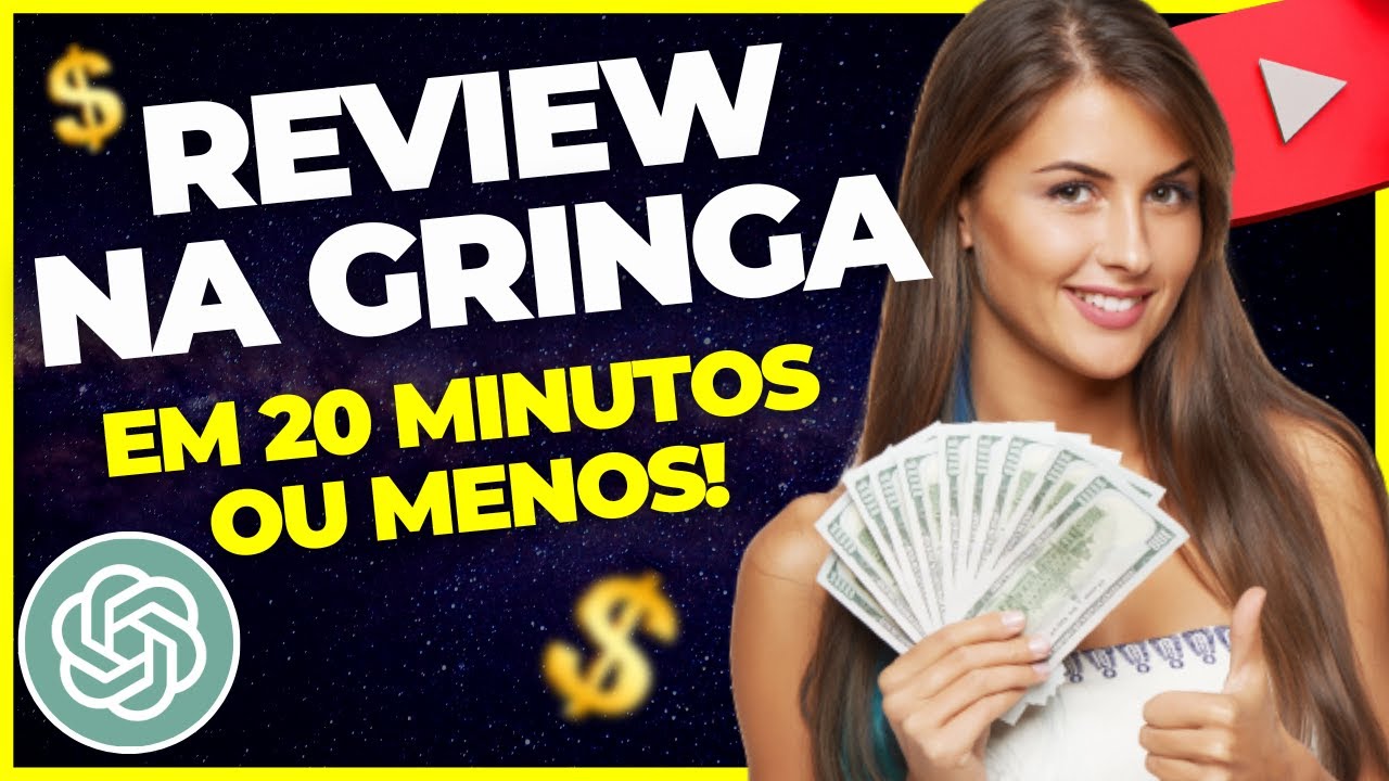FAÇA VIDEO REVIEW NA GRINGA EM MENOS DE 20 MINUTOS! (VIDEO REVIEW AFILIADO)