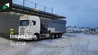 Camion plateau Scania R560 R 8X4 HIAB 377 E8XS Crane Kran Lift+Steering axle Automatic | Image 4 - Autoline