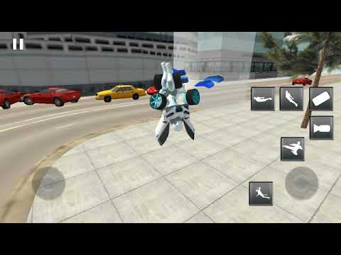 Flying car robot simulator