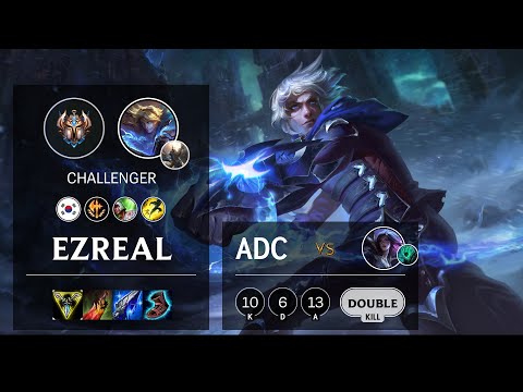 Ezreal ADC vs Kai'Sa - KR Challenger Patch 10.18