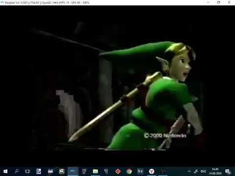 Dolphin Emulator Zelda demo Nintendo Space World 2000 (GameCube)
