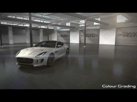 CG Jaguar F-Type image post-prod. breakdown