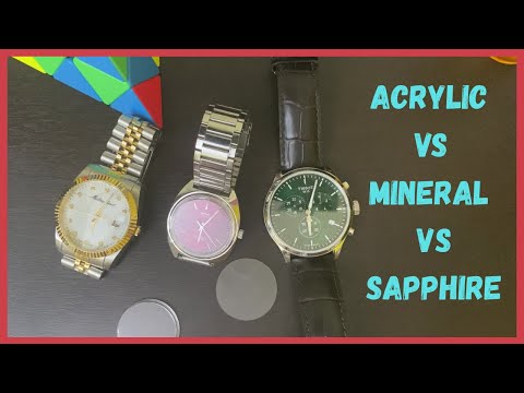 3 Types Of Watch Glass – Which Is Best? Acrylic vs Mineral vs Sapphire Watch Glass Comparison
