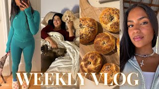 WEEKLY VLOG ♡ (nurse monet takes care of mom after 🍒 job, daughter duties, cooking, healthy grind +)