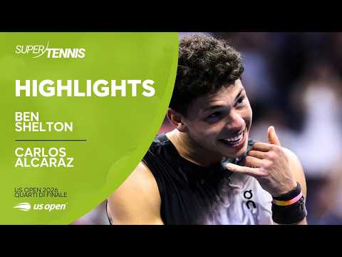 SHELTON elimina ALCARAZ nel MATCH DEL TORNEO | Extended Highlights quarti di finale US Open
