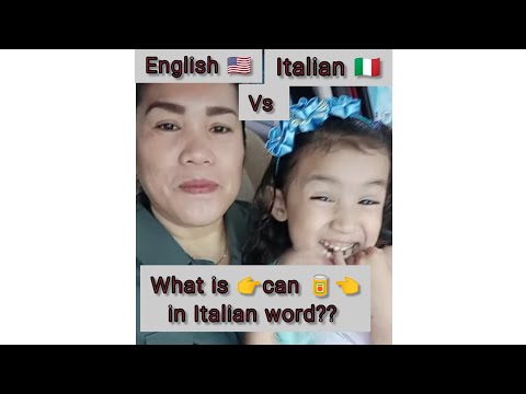 Let see How to say CAN in Italian word? English🇺🇸 vs Italian 🇮🇹 #italianlanguage #tutorial