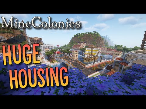 Sjin Builds Massive Houses in Minecolonies #22