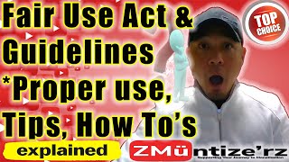 How Youtube uses Fair Use Act and Guidelines, Watch this video | Protect your youtube channel | Tips