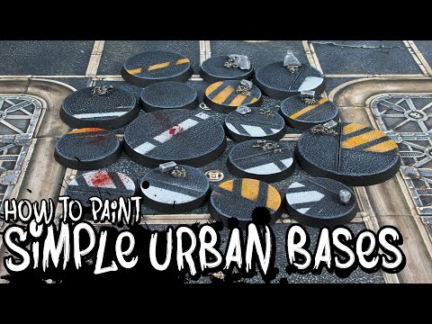 How to Make and Paint Urban/Industrial Themed Bases