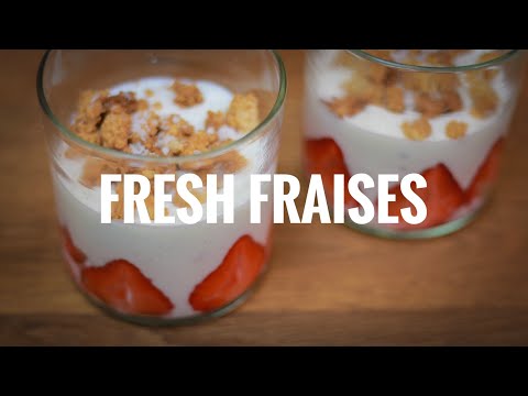 C'est FRESH, c'est FRAISES ! Mousse légère fromage blanc et fraises