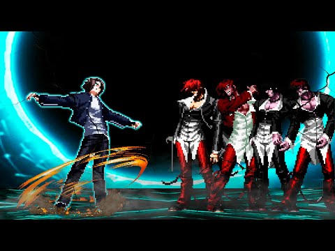 [KOF Mugen] Neo Kyo vs Orochi Iori Team