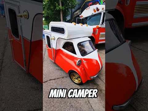 🏕 World's SMALLEST RV Camper | BMW Isetta | Beatersville 2025 Car Show #classiccars