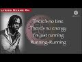 Ladipoe Running Ft Fireboy DML Lyrics Video Lyrics Nyame GH
