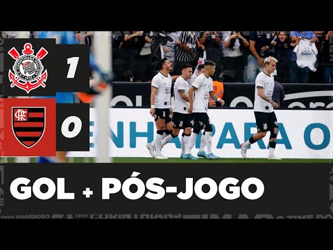 Gol + pós-jogo Corinthians 1 x 0 Flamengo | Brasileirão 2022