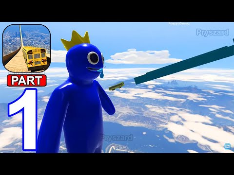 Bus Stunt Simulator Bus Game - Gameplay Walkthrough Part 1 Bus Mega Ramp Jump Stunts (Android, iOS)