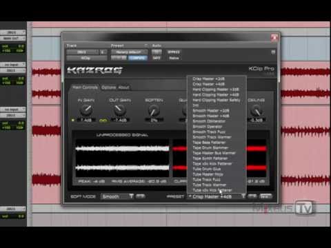 Kazrog KCLIP V2 Pro Mastering Clipper Review - Tips on using Clippers