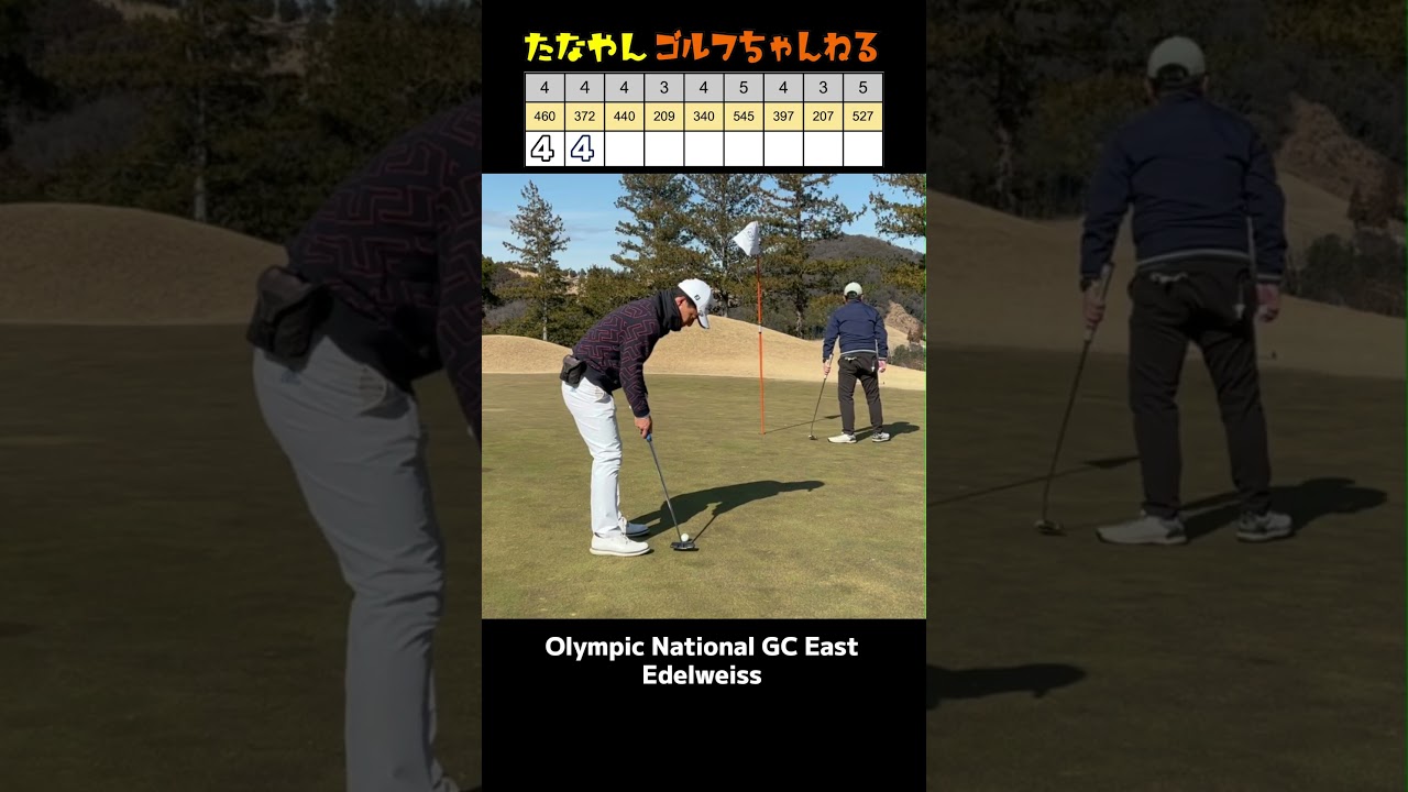 【ラウンド動画】ドローヒッターのマネジメント 47歳ゴルフ歴14年のティーチングプロ #ゴルフ #ゴルフスイング #golf