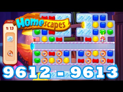 Homescapes Level 9612 - 9613 HD 3 - match puzzle game | Gameplay Walkthrough | android | GameGo Game