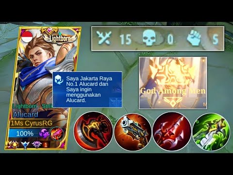 GOD AMONG MEN!!! BEST BUILD ALUCARD FOR AUTOWIN 💯 (PLEASE TRY) | MLBB
