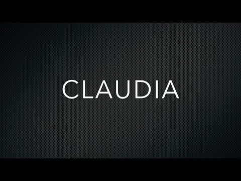 How to Pronounce Claudia