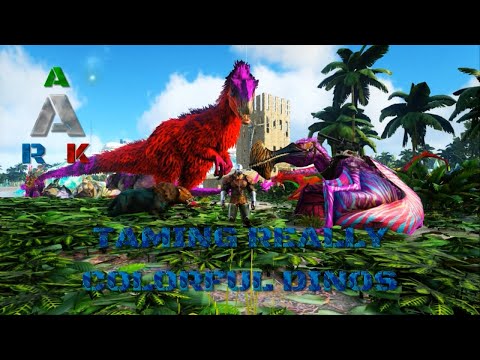 Taming A Tropeognathus A Yutyrannus And A Sabertooth Ark Survival Evolved Crystal Isles ep19