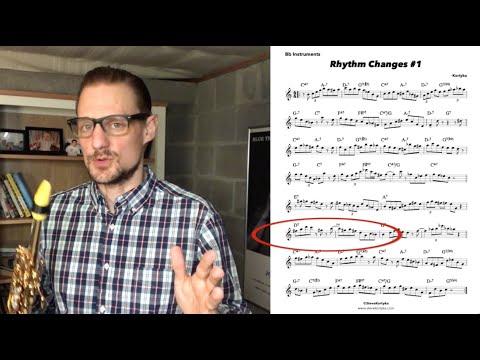 Practicing a Rhythm Changes Etude