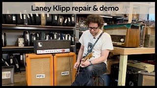 Video thumbnail for Laney Klipp 100 demo and repair discussion & the Sabbath sound by Patrick Kauffman Electronics