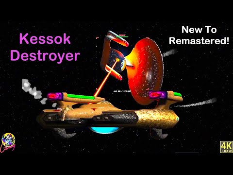 4K NEW Kessok Destroyer Remastered VS Galaxy Class - Both Sides - Star Trek Bridge Commander